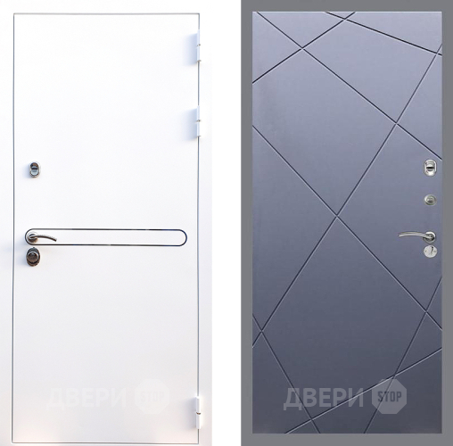 Дверь Стоп Лайн Вайт ФЛ-291 Силк титан в Чехове