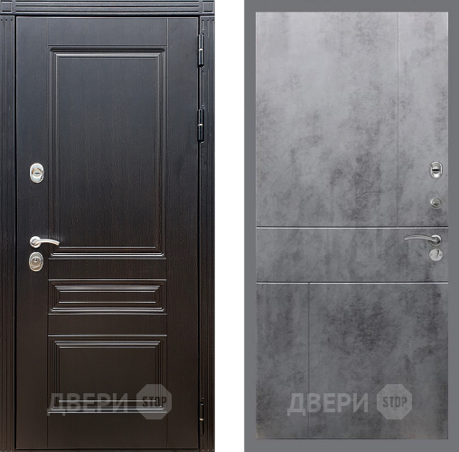 Дверь Стоп МЕГАПОЛИС ФЛ-290 Бетон темный в Чехове