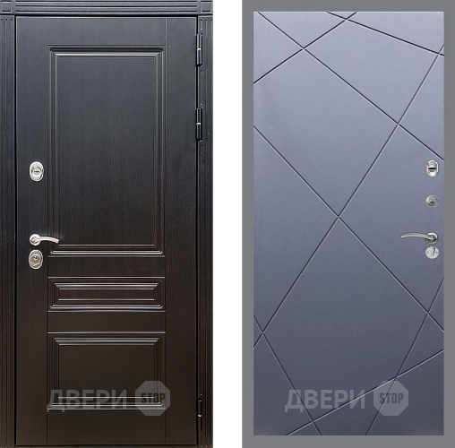 Дверь Стоп МЕГАПОЛИС ФЛ-291 Силк титан в Чехове