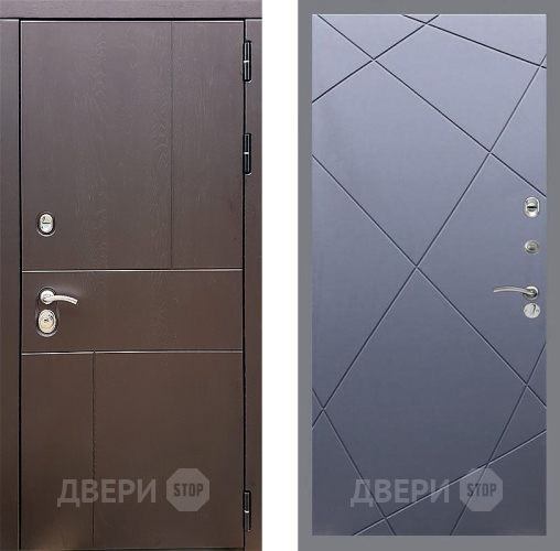 Дверь Стоп УРБАН ФЛ-291 Силк титан в Чехове