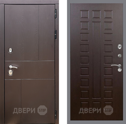 Входная металлическая Дверь Стоп УРБАН ФЛ-183 Венге в Чехове