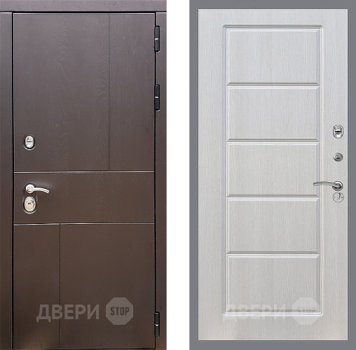 Входная металлическая Дверь Стоп УРБАН ФЛ-39 Лиственница беж в Чехове