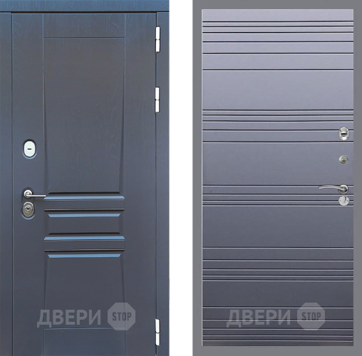 Дверь Стоп ПЛАТИНУМ Лайн Силк титан в Чехове