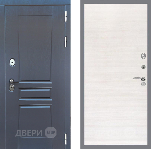 Входная металлическая Дверь Стоп ПЛАТИНУМ Гладкая Акация светлая в Чехове