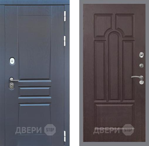 Входная металлическая Дверь Стоп ПЛАТИНУМ ФЛ-58 Венге в Чехове