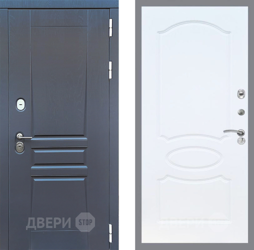 Входная металлическая Дверь Стоп ПЛАТИНУМ ФЛ-128 Белый ясень в Чехове