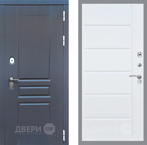 Входная металлическая Дверь Стоп ПЛАТИНУМ ФЛ-102 Белый ясень в Чехове