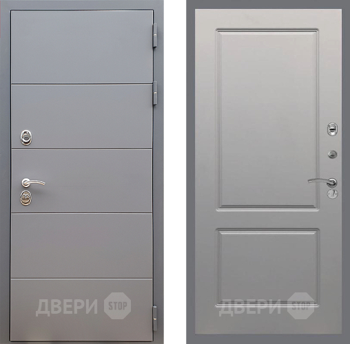 Дверь Стоп АРТ ГРАФИТ ФЛ-117 Грей софт в Чехове