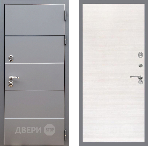 Дверь Стоп АРТ ГРАФИТ Гладкая Акация светлая в Чехове