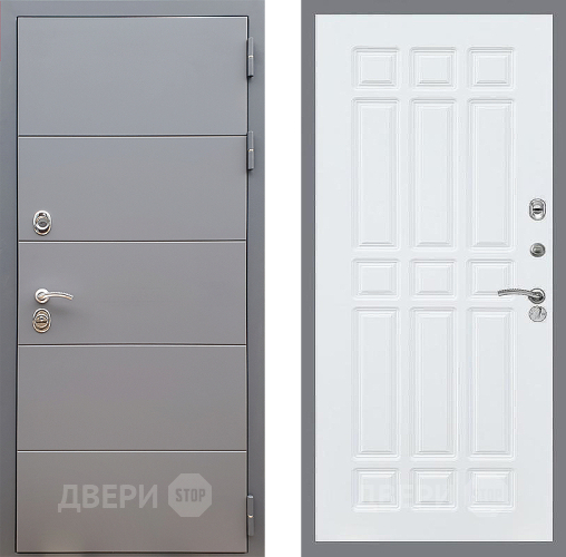 Дверь Стоп АРТ ГРАФИТ ФЛ-33 Силк Сноу в Чехове