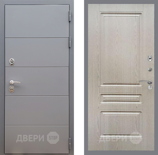Дверь Стоп АРТ ГРАФИТ ФЛ-243 Беленый дуб в Чехове