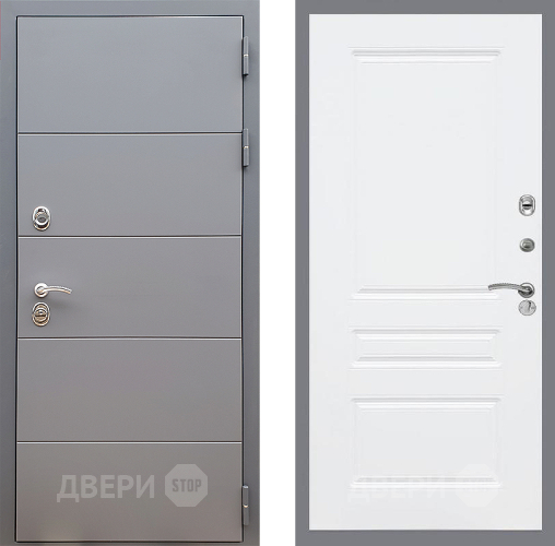Дверь Стоп АРТ ГРАФИТ ФЛ-243 Силк Сноу в Чехове