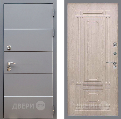 Дверь Стоп АРТ ГРАФИТ ФЛ-2 Беленый дуб в Чехове