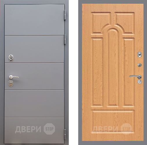 Дверь Стоп АРТ ГРАФИТ ФЛ-58 Дуб в Чехове