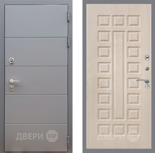 Дверь Стоп АРТ ГРАФИТ ФЛ-183 Беленый дуб в Чехове