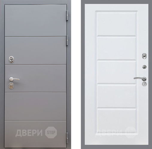 Дверь Стоп АРТ ГРАФИТ ФЛ-39 Силк Сноу в Чехове