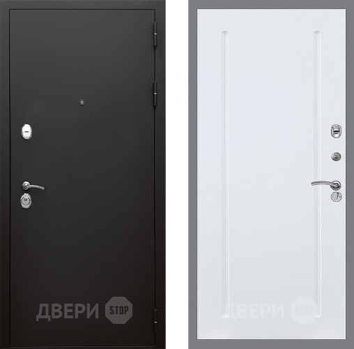 Дверь Стоп КЛАССИК Шагрень ФЛ-68 Силк Сноу в Чехове