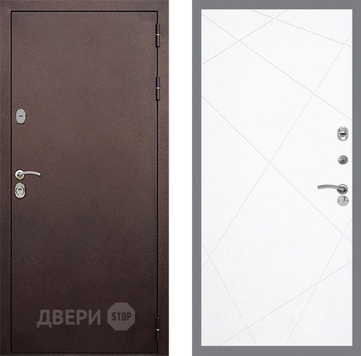Дверь Стоп КЛАССИК Медь ФЛ-291 Силк Сноу в Чехове