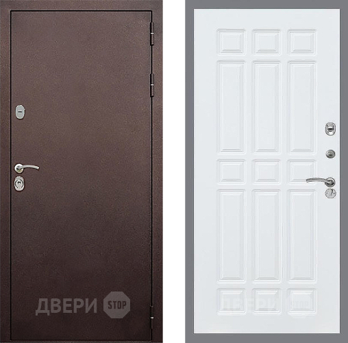 Входная металлическая Дверь Стоп КЛАССИК Медь ФЛ-33 Силк Сноу в Чехове