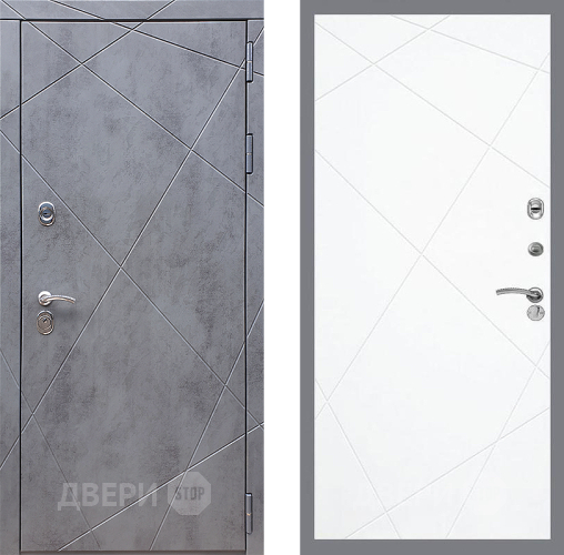 Дверь Стоп Лучи ФЛ-291 Силк Сноу в Чехове