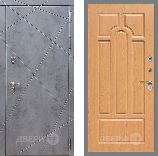 Входная металлическая Дверь Стоп Лучи ФЛ-58 Дуб в Чехове