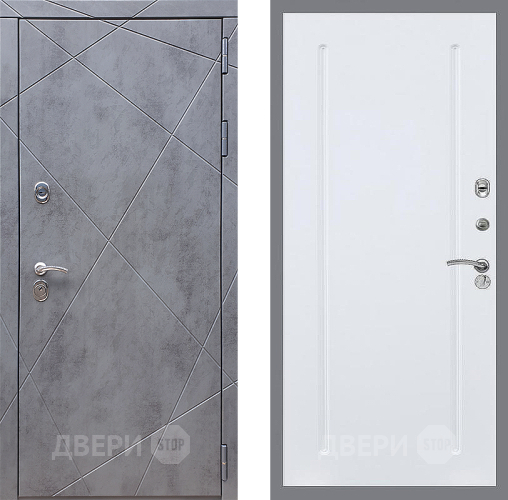 Дверь Стоп Лучи ФЛ-68 Силк Сноу в Чехове