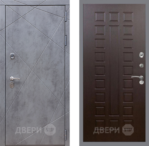 Входная металлическая Дверь Стоп Лучи ФЛ-183 Венге в Чехове