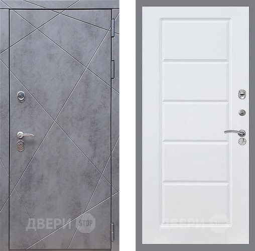 Дверь Стоп Лучи ФЛ-39 Силк Сноу в Чехове