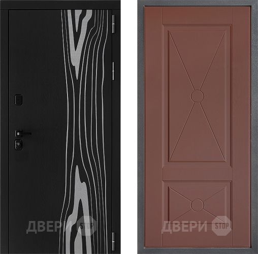 Дверь Дверной континент ДК-12 ФЛ-617 Ясень шоколадный в Чехове