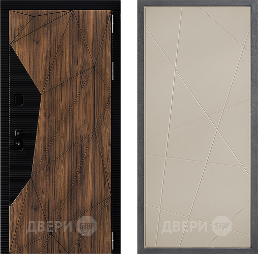 Входная металлическая Дверь Дверной континент ДК-11 ФЛ-655 Капучино в Чехове