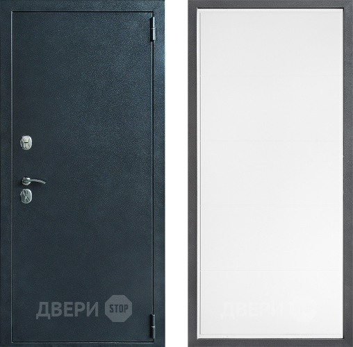 Входная металлическая Дверь Дверной континент ДК-70 Дизайн ФЛ-649 Белый софт в Чехове