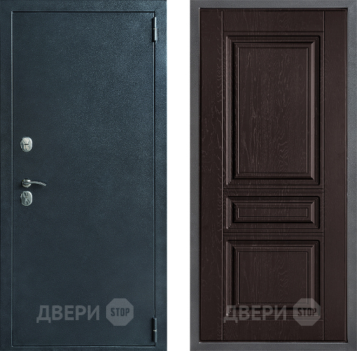 Входная металлическая Дверь Дверной континент ДК-70 Дизайн ФЛ-243 Дуб шоколадный в Чехове
