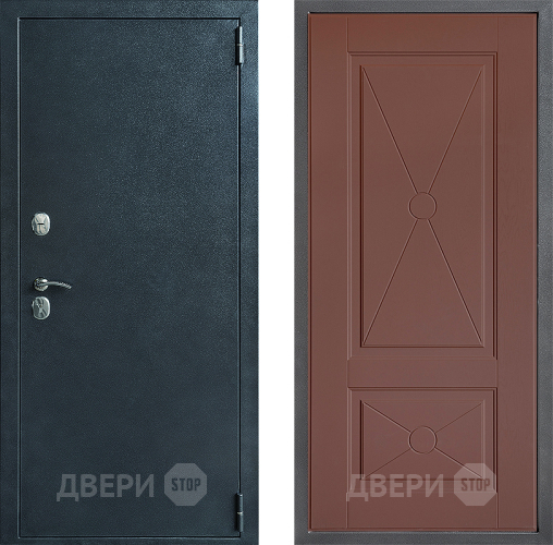 Входная металлическая Дверь Дверной континент ДК-70 Дизайн ФЛ-617 Ясень шоколадный в Чехове