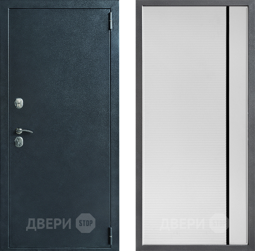 Дверь Дверной континент ДК-70 Дизайн ФЛ-757 Черное Стекло Софт милк в Чехове