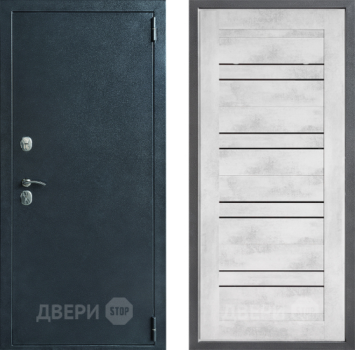 Дверь Дверной континент ДК-70 Дизайн ФЛ-49 Бетон снежный в Чехове