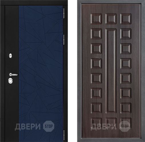 Входная металлическая Дверь Дверной континент ДК-9 ФЛ-183 Венге в Чехове