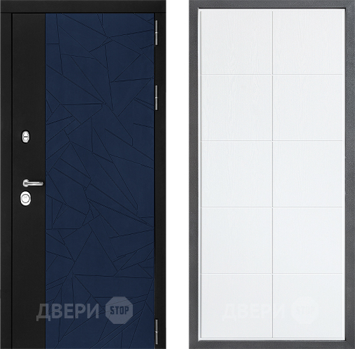 Входная металлическая Дверь Дверной континент ДК-9 ФЛ-Кватро Белое дерево в Чехове