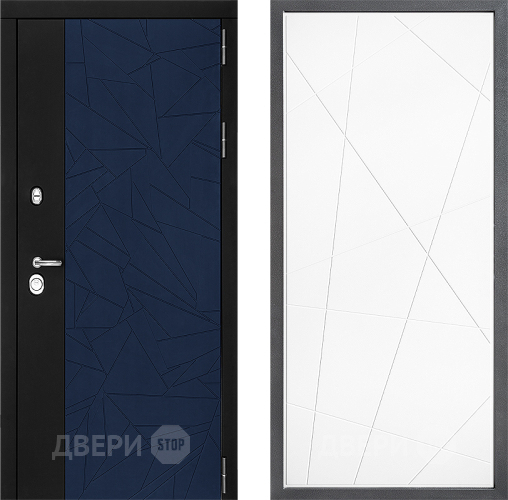 Входная металлическая Дверь Дверной континент ДК-9 ФЛ-655 Белый софт в Чехове