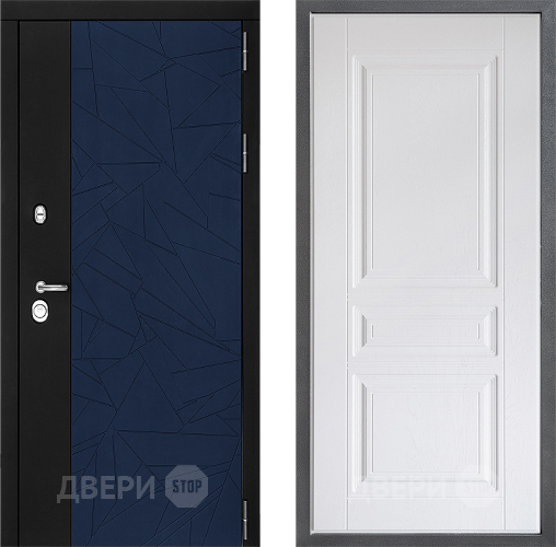 Дверь Дверной континент ДК-9 ФЛ-243 Альберо Браш серебро в Чехове
