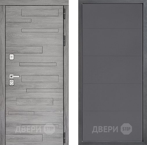 Дверь Дверной континент ДК-10 ФЛ-649 Графит софт в Чехове