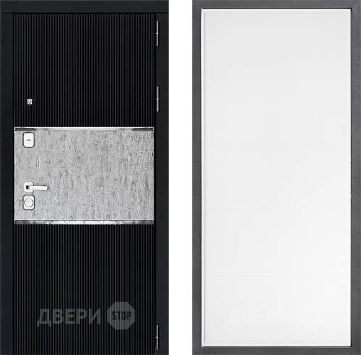 Входная металлическая Дверь Дверной континент ДК-13 ФЛ-649 Белый софт в Чехове