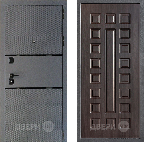 Входная металлическая Дверь Дверной континент Диамант Дизайн ФЛ-183 Венге в Чехове