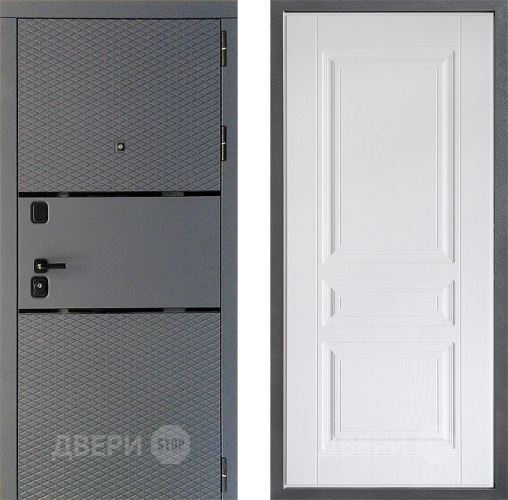 Дверь Дверной континент Диамант Дизайн ФЛ-243 Альберо Браш серебро в Чехове