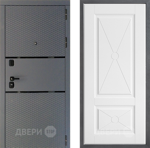 Входная металлическая Дверь Дверной континент Диамант Дизайн ФЛ-617 Софт милк в Чехове
