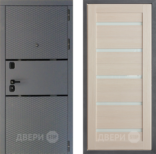 Входная металлическая Дверь Дверной континент Диамант Дизайн ФЛ-47 Капучино в Чехове