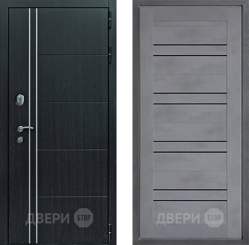 Дверь Дверной континент Теплолюкс Дизайн ФЛ-49 Бетон серый в Чехове