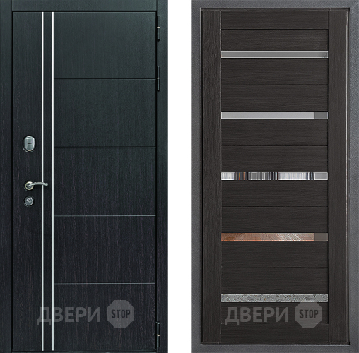 Входная металлическая Дверь Дверной континент Теплолюкс Дизайн ФЛ-47 Венге в Чехове
