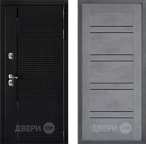 Дверь Дверной континент ДК-1 ФЛ-49 Бетон серый в Чехове