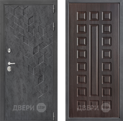 Входная металлическая Дверь Дверной континент ДК-3/713 ФЛ-183 Венге в Чехове