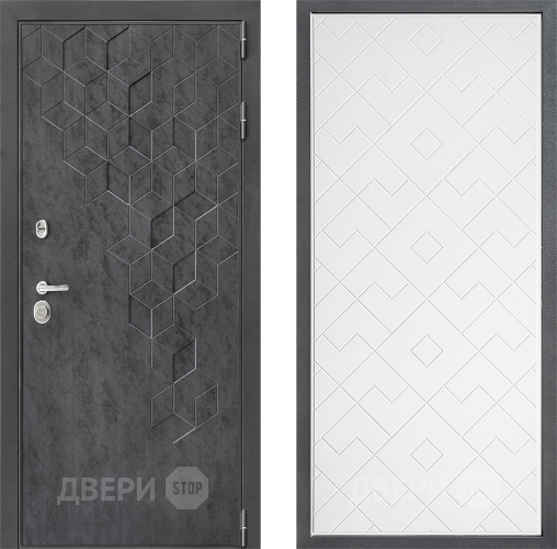 Дверь Дверной континент ДК-3/713 ФЛ-Тиффани Белый софт в Чехове